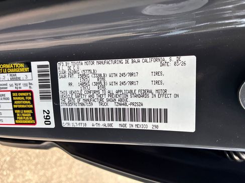 New 2026 Toyota Tacoma SR5 RWD image 47