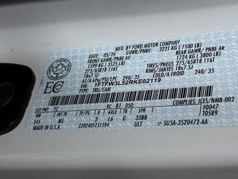 Used 2024 Ford F150 XLT w/ Tow/Haul Package image 38