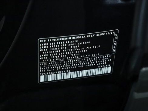 Used 2022 Volkswagen Tiguan SE w/ Panoramic Sunroof Package AWD/4WD image 22