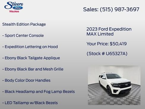 Used 2023 Ford Expedition Max Limited AWD/4WD image 22