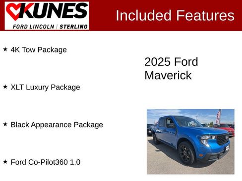 New 2025 Ford Maverick XLT w/ XLT Luxury Package image 4