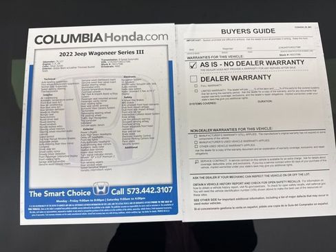 Used 2022 Jeep Wagoneer Series III w/ Convenience Group I image 37