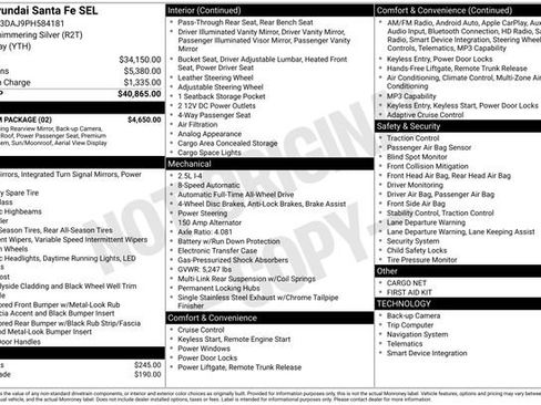 Used 2023 Hyundai Santa Fe SEL w/ Premium Package AWD/4WD image 23