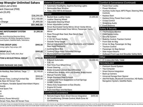 Used 2018 Jeep Wrangler Unlimited Sahara image 7