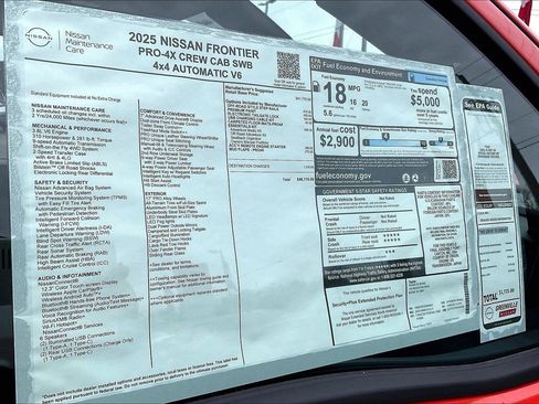 New 2025 Nissan Frontier PRO-4X image 15