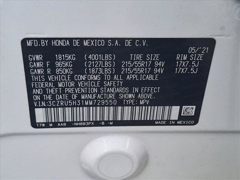 Used 2021 Honda HR-V LX image 23