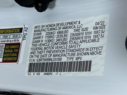Used 2022 Honda CR-V Touring image 32