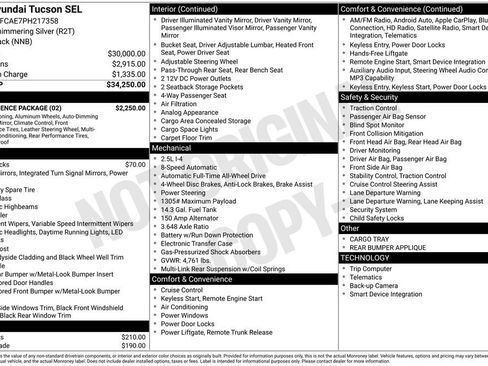 Used 2023 Hyundai Tucson SEL w/ Convenience Package AWD/4WD image 17