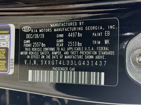 Used 2020 Kia Optima S FWD image 40