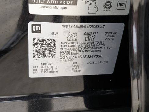 Used 2025 Chevrolet Traverse Z71 w/ Driver Confidence Package image 39