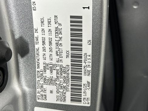 New 2024 Toyota Tundra Capstone image 26