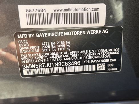 Used 2022 BMW 330i xDrive Sedan w/ M Sport Package image 54