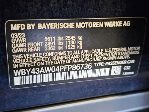 Certified 2023 BMW i4 eDrive35 w/ Premium Package RWD image 36