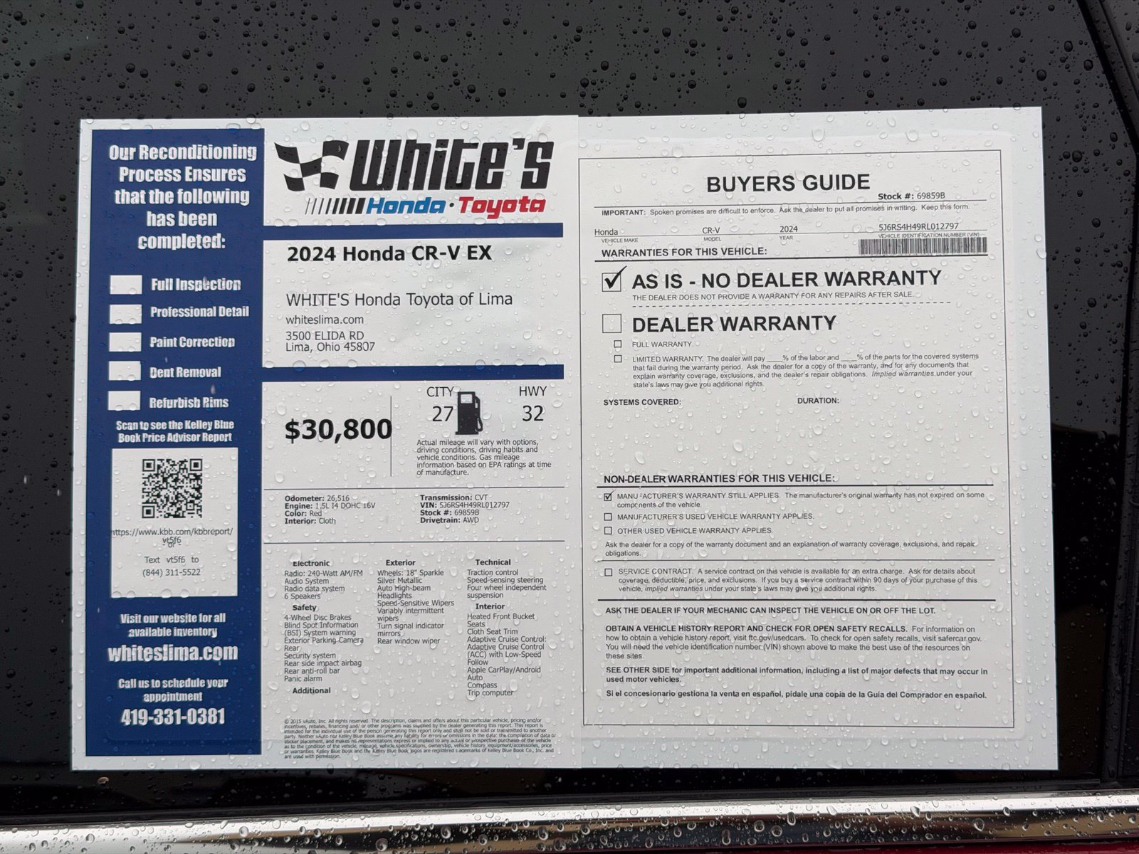 Used 2024 Honda CR-V EX image 33