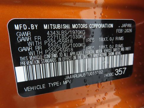 New 2026 Mitsubishi Outlander Sport ES image 25