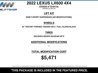 Used 2022 Lexus LX 600 F Sport w/ Accessory Package (Z1) video 2