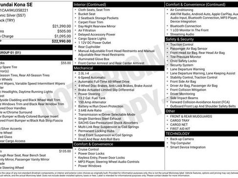 Used 2019 Hyundai Kona SE image 3