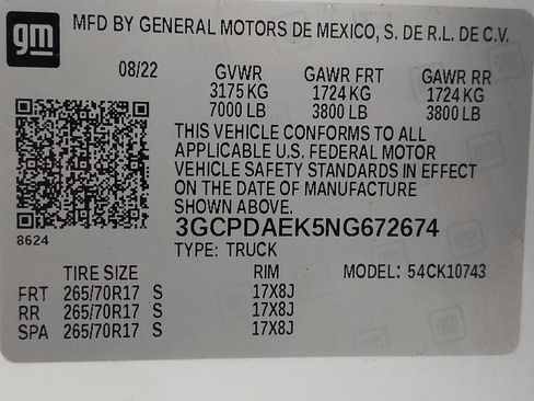 Used 2022 Chevrolet Silverado 1500 W/T w/ WT Value Package AWD/4WD image 33