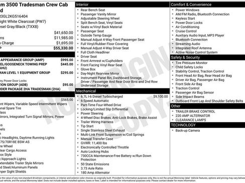 Used 2019 RAM 3500 Tradesman w/ Chrome Appearance Group image 5