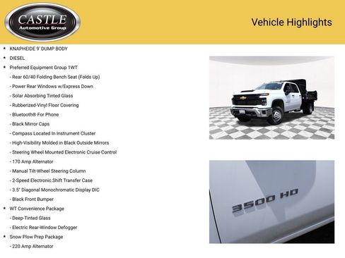 New 2025 Chevrolet Silverado 3500 W/T w/ WT Convenience Package AWD/4WD image 4
