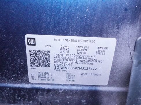 Used 2022 Chevrolet Traverse LT AWD/4WD image 43