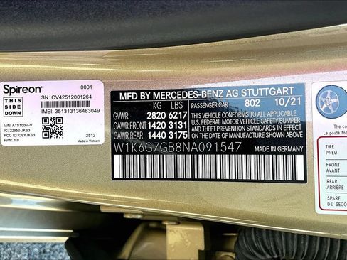 Used 2022 Mercedes-Benz S 580 4MATIC Sedan w/ Warmth & Comfort Package image 38