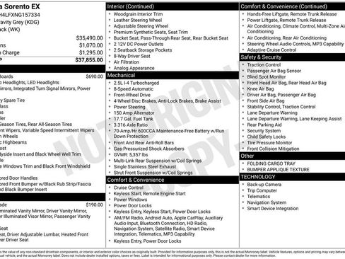 Used 2022 Kia Sorento EX image 54