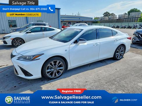 Used 2020 Lexus ES 350 F Sport w/ Accessory Package 2 FWD image 1