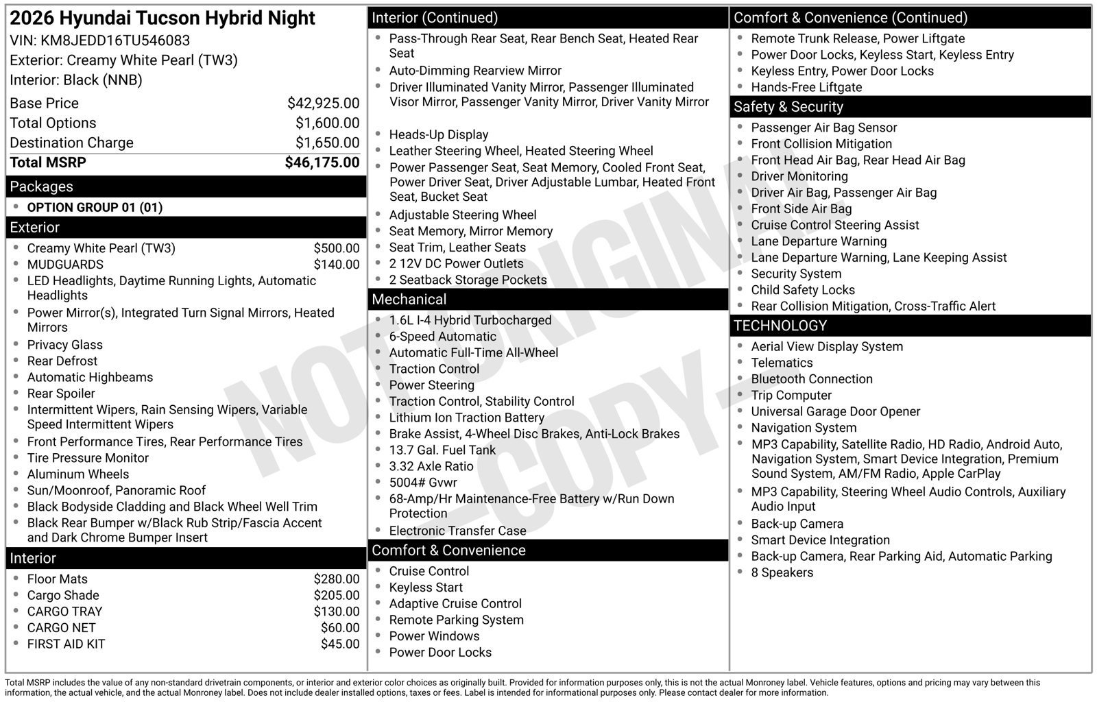 New 2026 Hyundai Tucson Limited AWD/4WD image 18