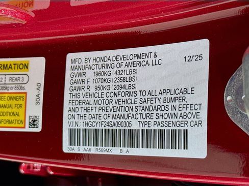 New 2025 Honda Accord LX image 35