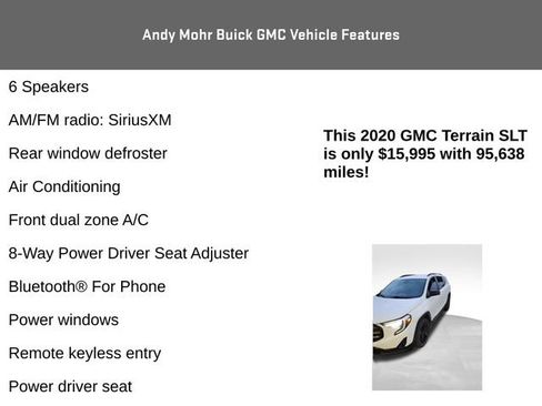 Used 2020 GMC Terrain SLT w/ Elevation Edition image 12