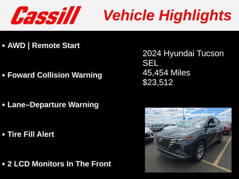 Used 2024 Hyundai Tucson SEL AWD/4WD image 3