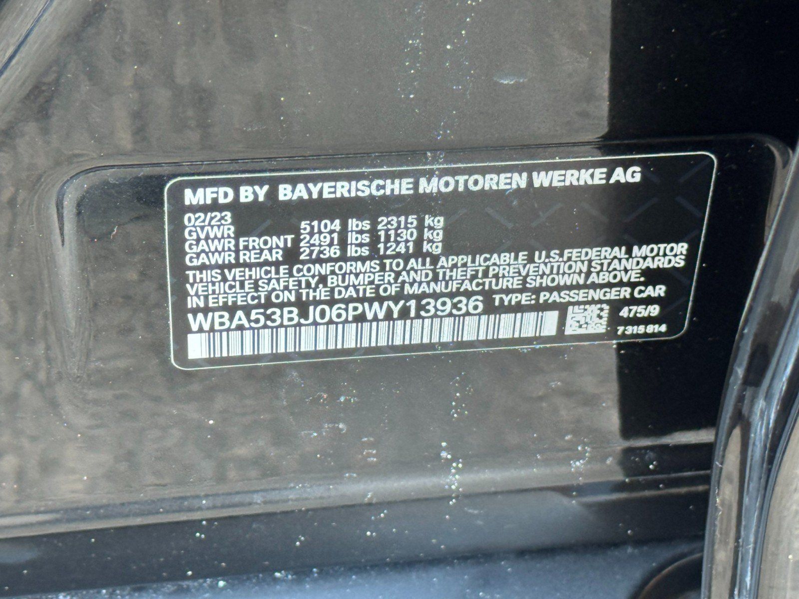 Used 2023 BMW 540i w/ M Sport Package RWD image 48