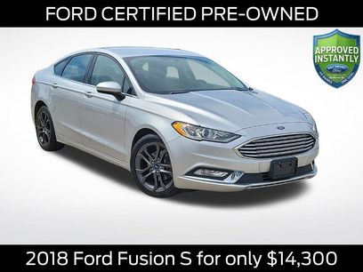 Certified 2018 Ford Fusion S w/ Equipment Group 101A