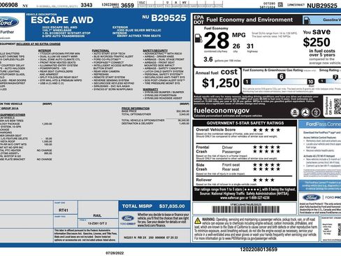 Used 2022 Ford Escape SEL w/ Technology Package image 28