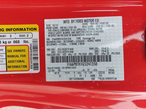 Used 2016 Ford Mustang Coupe w/ Wheel & Stripe Package image 37