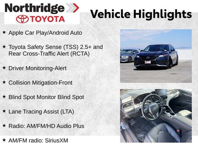 Used 2021 Toyota Camry XSE w/ Carpet Mat Package (TMS) FWD image 2