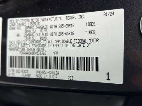 Certified 2024 Toyota Sequoia TRD Pro image 25