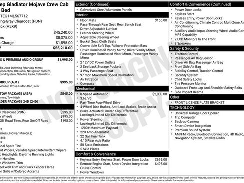 Used 2021 Jeep Gladiator Mojave AWD/4WD image 26