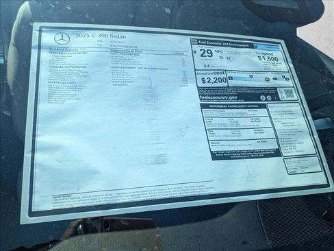 Used 2025 Mercedes-Benz C 300 Sedan image 16