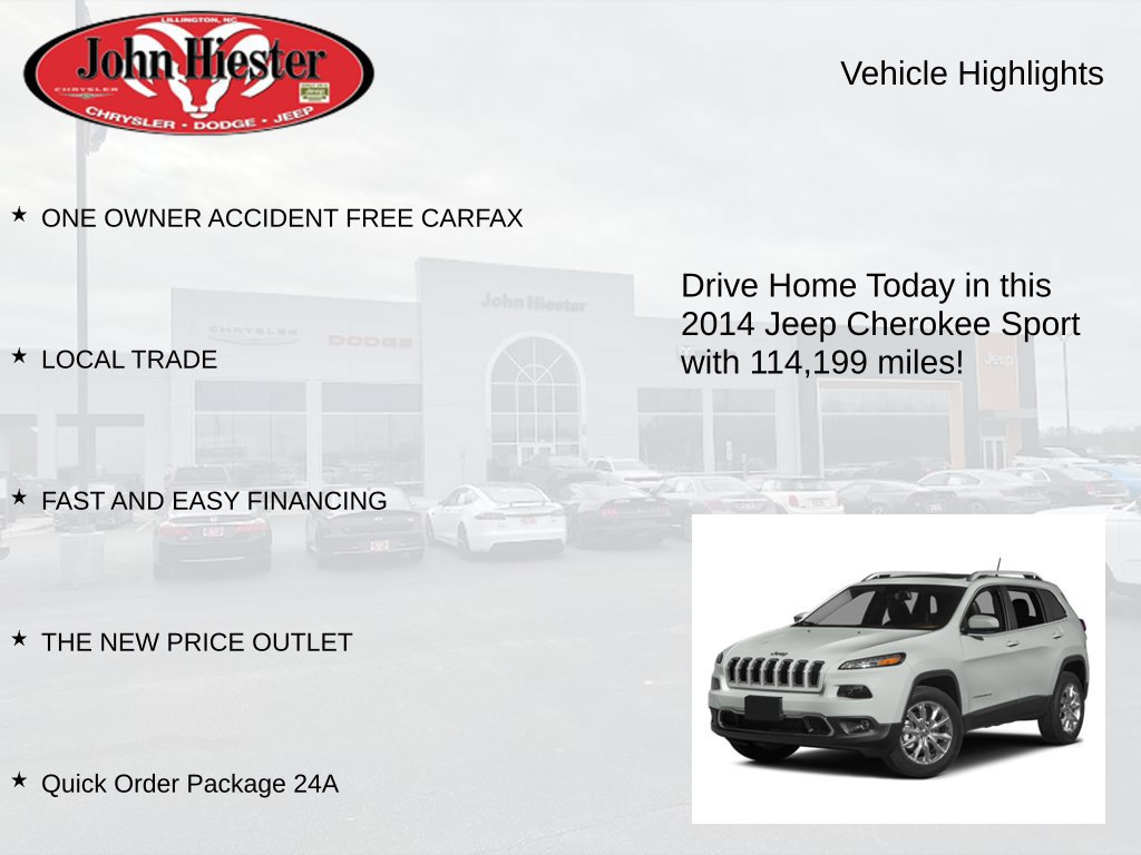 Used 2014 Jeep Cherokee Sport FWD image 3