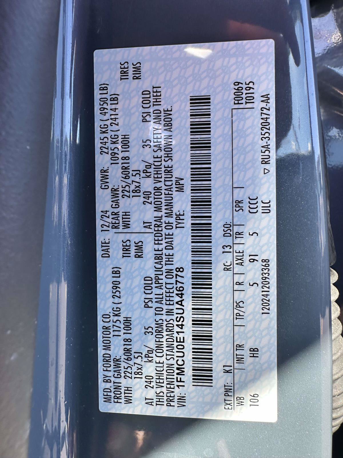 Used 2025 Ford Escape SE FWD image 31
