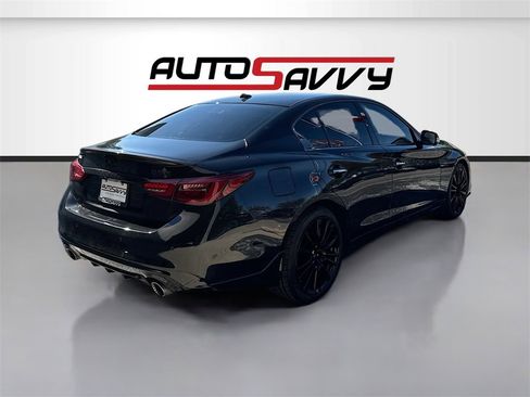 Used 2023 INFINITI Q50 Red Sport 400 w/ Black Opal Edition image 7