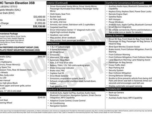 New 2027 GMC Terrain Elevation AWD/4WD image 25