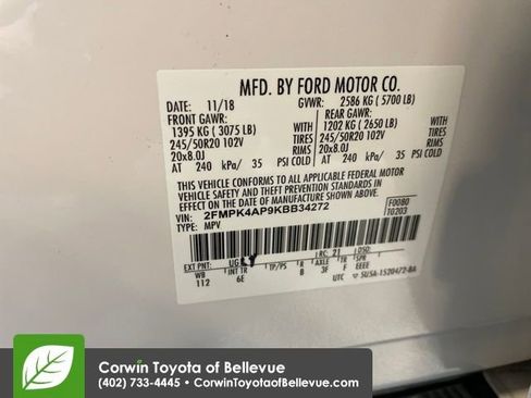 Used 2019 Ford Edge ST w/ Equipment Group 401A image 30