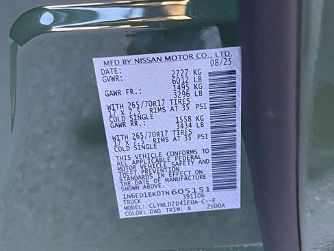 New 2026 Nissan Frontier PRO-4X image 30