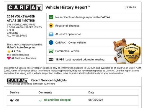 Used 2024 Volkswagen Atlas SE image 5