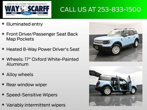 New 2025 Ford Bronco Sport Heritage w/ Convenience Package AWD/4WD image 18