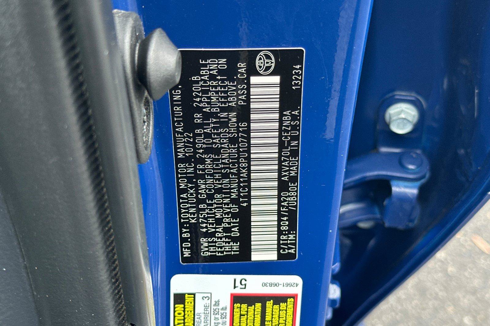 Used 2023 Toyota Camry LE FWD image 28