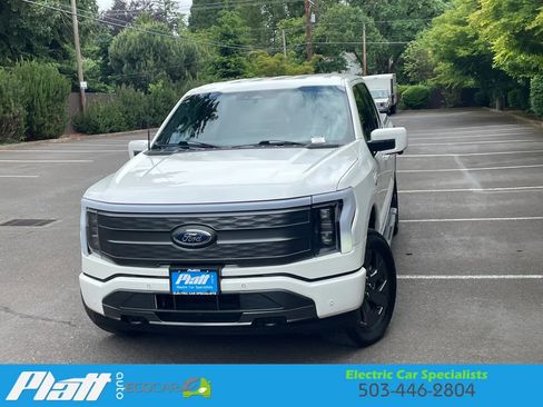 Used 2023 Ford F150 Lightning Lariat w/ Tow Technology Package AWD/4WD image 1